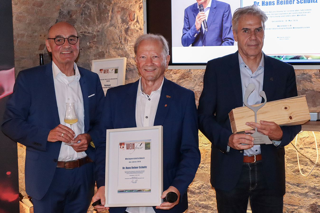 Prof. Dr. Hans-Reiner Schultz – Weinpersönlichkeit des Jahres 2026
